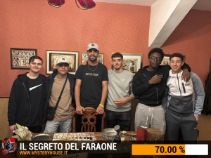 escape room mystery house torino Il segreto del faraone
