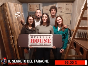 escape room mystery house torino Il segreto del faraone
