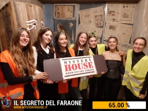 escape room mystery house torino Il segreto del faraone