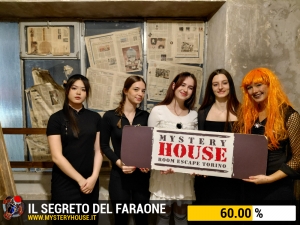 escape room mystery house torino Il segreto del faraone