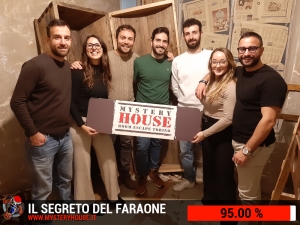 escape room mystery house torino Il segreto del faraone
