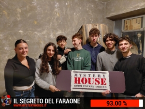escape room mystery house torino Il segreto del faraone
