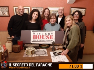 escape room mystery house torino Il segreto del faraone