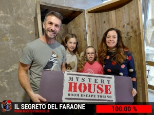 escape room mystery house torino Il segreto del faraone