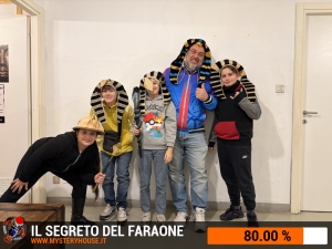 escape room mystery house torino Il segreto del faraone