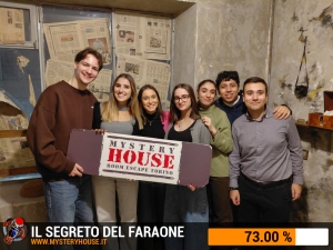 escape room mystery house torino Il segreto del faraone