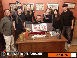 escape room mystery house torino Il segreto del faraone
