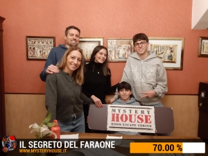 escape room mystery house torino Il segreto del faraone