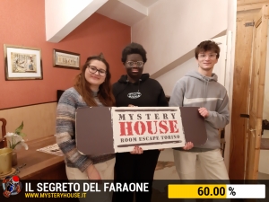 escape room mystery house torino Il segreto del faraone