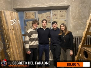 escape room mystery house torino Il segreto del faraone