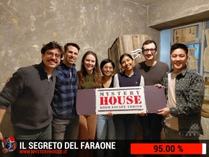 escape room mystery house torino Il segreto del faraone