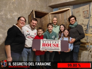 escape room mystery house torino Il segreto del faraone