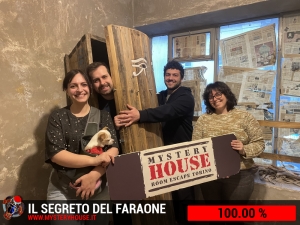 escape room mystery house torino Il segreto del faraone