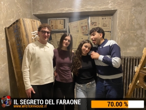 escape room mystery house torino Il segreto del faraone