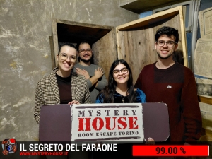 escape room mystery house torino Il segreto del faraone