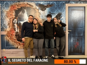 escape room mystery house torino Il segreto del faraone