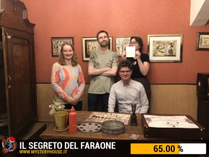 escape room mystery house torino Il segreto del faraone