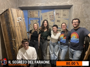 escape room mystery house torino Il segreto del faraone