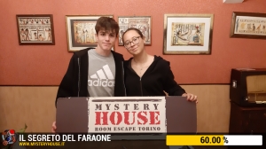 escape room mystery house torino Il segreto del faraone