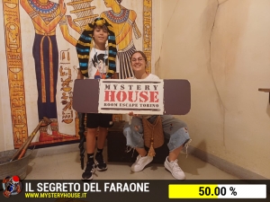 escape room mystery house torino Il segreto del faraone