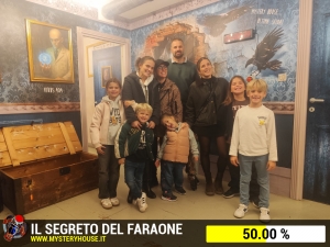 escape room mystery house torino Il segreto del faraone