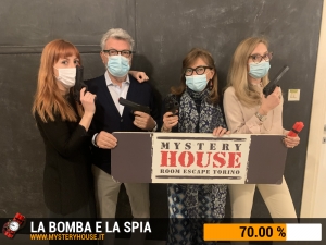 escape room mystery house torino La Bomba e la Spia