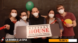 escape room mystery house torino La Bomba e la Spia
