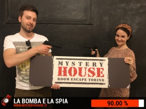 escape room mystery house torino La Bomba e la Spia