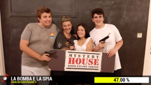 escape room mystery house torino La Bomba e la Spia