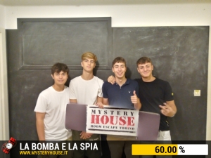 escape room mystery house torino La Bomba e la Spia