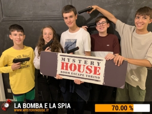 escape room mystery house torino La Bomba e la Spia