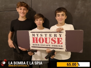 escape room mystery house torino La Bomba e la Spia
