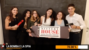 escape room mystery house torino La Bomba e la Spia