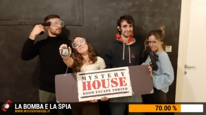 escape room mystery house torino La Bomba e la Spia
