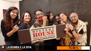 escape room mystery house torino La Bomba e la Spia