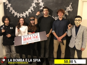 escape room mystery house torino La Bomba e la Spia