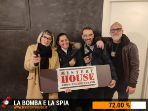 escape room mystery house torino La Bomba e la Spia