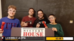 escape room mystery house torino La Bomba e la Spia