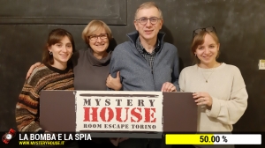 escape room mystery house torino La Bomba e la Spia