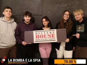 escape room mystery house torino La Bomba e la Spia