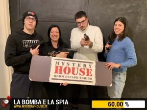 escape room mystery house torino La Bomba e la Spia