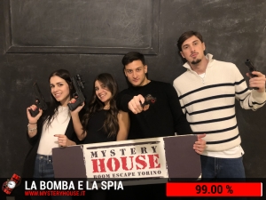 escape room mystery house torino La Bomba e la Spia