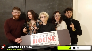 escape room mystery house torino La Bomba e la Spia