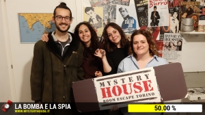 escape room mystery house torino La Bomba e la Spia