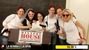 escape room mystery house torino La Bomba e la Spia