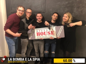 escape room mystery house torino La Bomba e la Spia