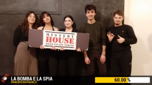 escape room mystery house torino La Bomba e la Spia