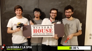 escape room mystery house torino La Bomba e la Spia