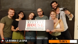 escape room mystery house torino La Bomba e la Spia