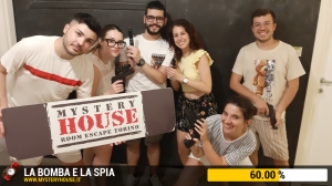 escape room mystery house torino La Bomba e la Spia
